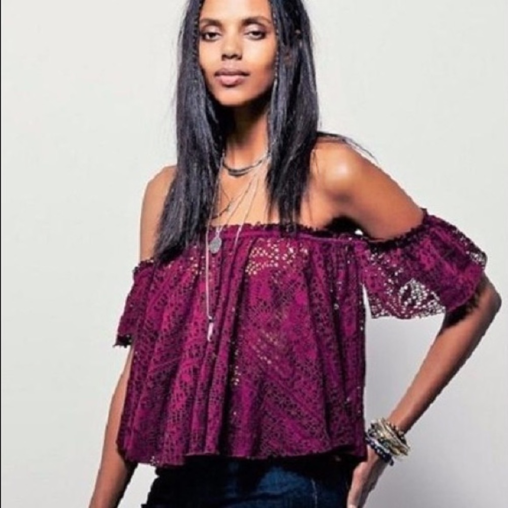 Free People Beach Free to Be Off the Shoulder Top